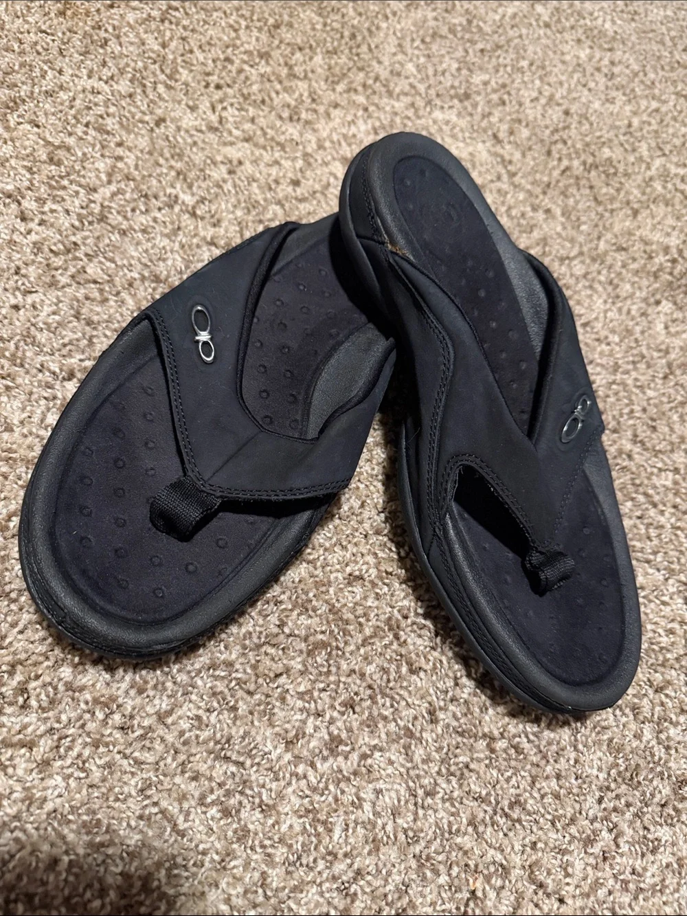 Ocean Pacific (OP) Adrenaline Leather Flip Flops (9)